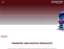 Tablet Screenshot of carntyne-transport.co.uk